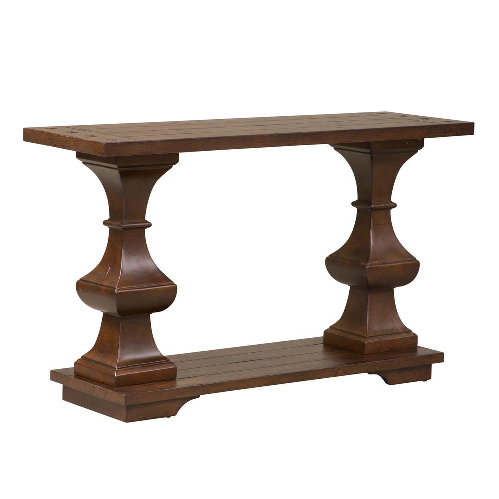Sedona Sofa Table in Kona Brown