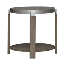 Sutton End Table for Living Room - Bleached Sand