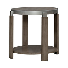 Sutton End Table for Living Room - Bleached Sand
