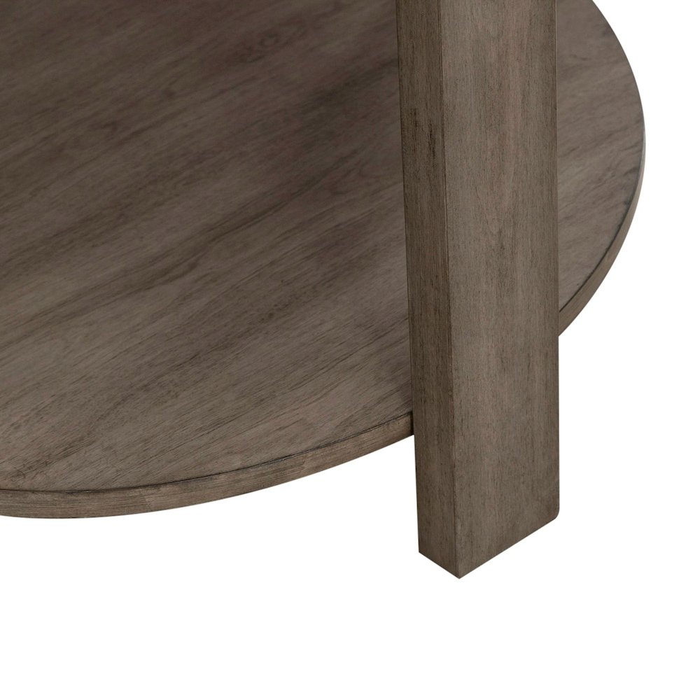 Sutton End Table for Living Room - Bleached Sand