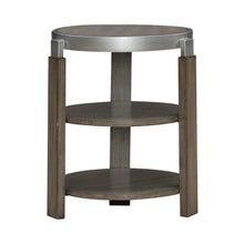 Sutton Chairside Table for Living Room - Bleached Sand