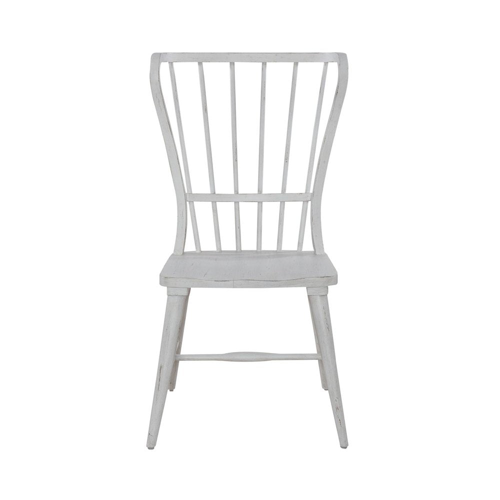 River Place Windsor Back Side Chair (RTA) - Set of 2 in Pine Solids & Veneers