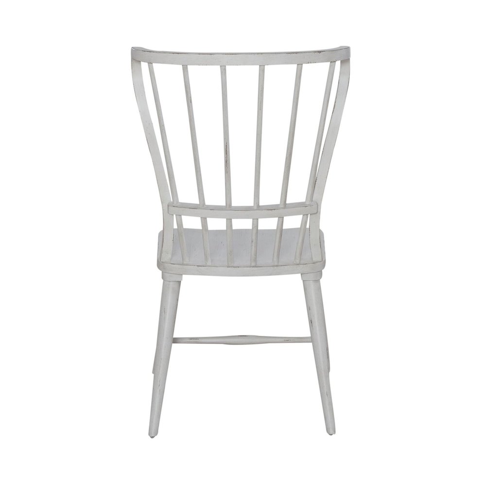 River Place Windsor Back Side Chair (RTA) - Set of 2 in Pine Solids & Veneers