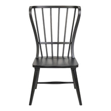 River Place Windsor Back Side Chair - Black (RTA) - Riverstone White & Tobacco