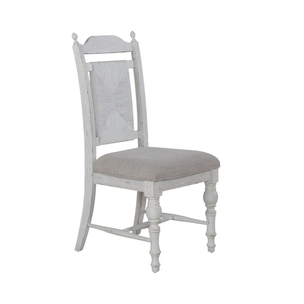 River Place Panel Back Side Chair (RTA) - Set of 2 in Pine Solids & Veneers