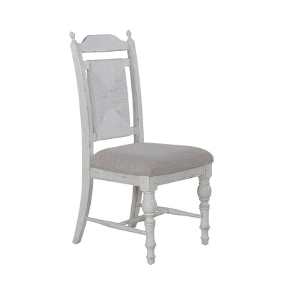 River Place Panel Back Side Chair (RTA) - Set of 2 in Pine Solids & Veneers