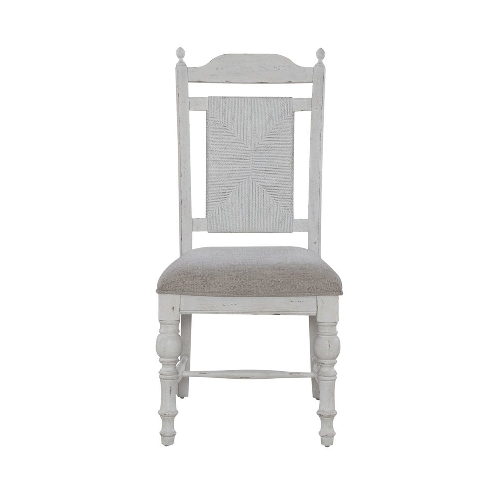 River Place Panel Back Side Chair (RTA) - Set of 2 in Pine Solids & Veneers