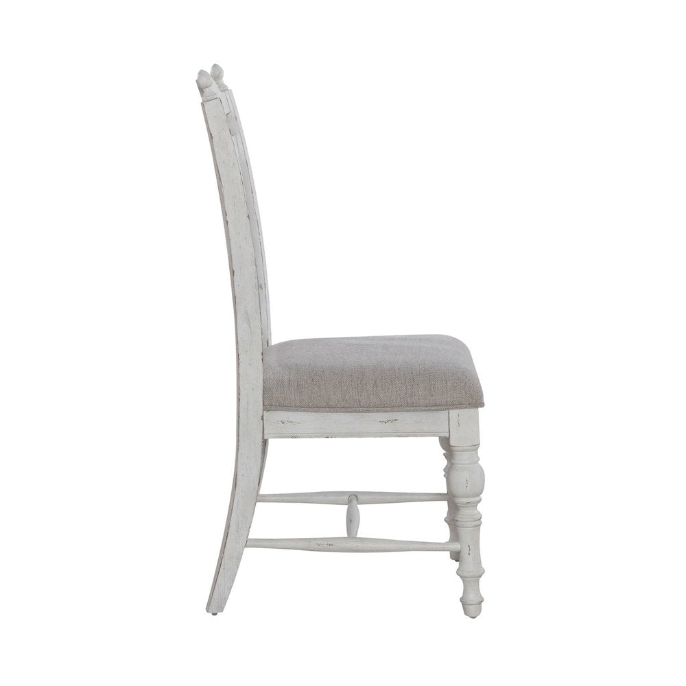 River Place Panel Back Side Chair (RTA) - Set of 2 in Pine Solids & Veneers