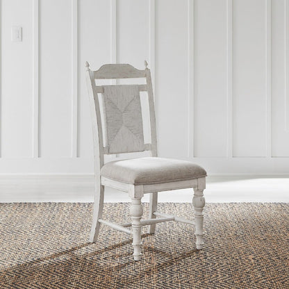 River Place Panel Back Side Chair (RTA) - Set of 2 in Pine Solids & Veneers