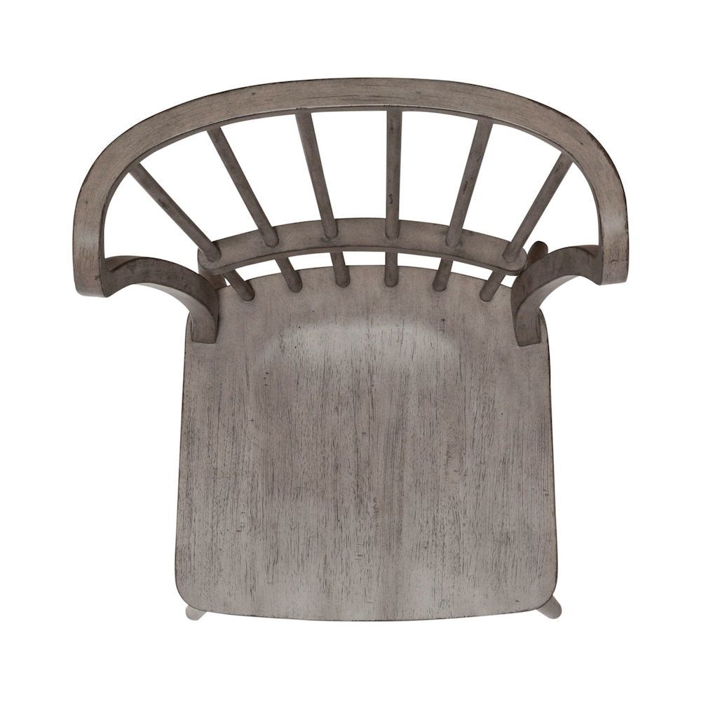 River Place Windsor Back Side Chair (RTA) - Set of 2 - Riverstone Gray &