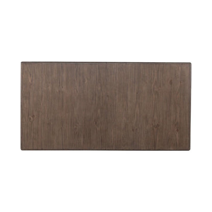 River Place Trestle Table Self Storing 18" Leaf - Riverstone Gray & Tobacco