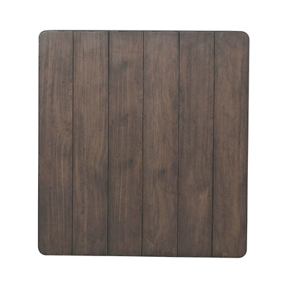River Place Living Room End Table - Riverstone White & Tobacco