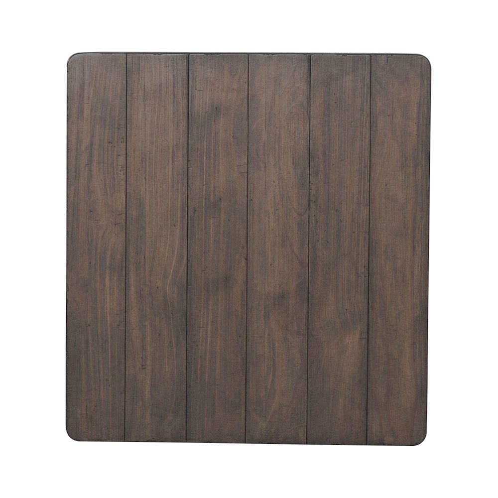 River Place Living Room End Table - Riverstone White & Tobacco