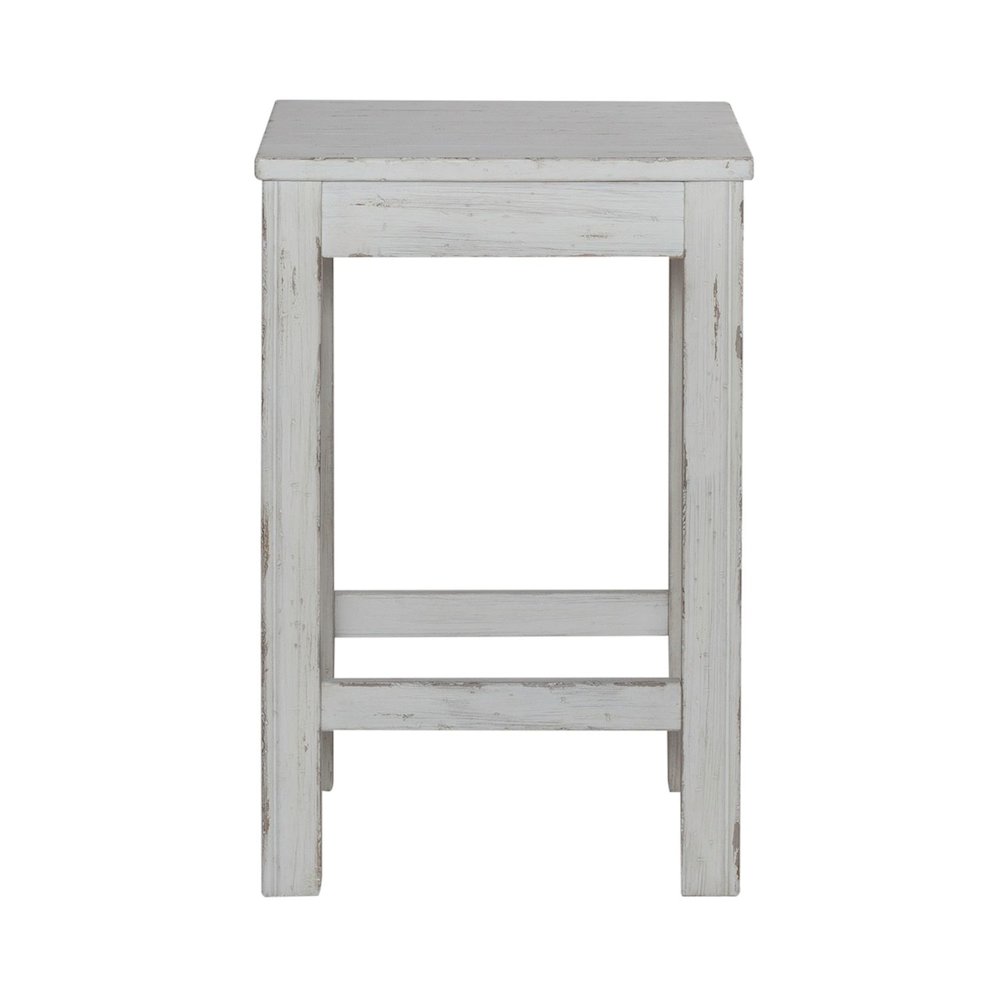 River Place Counter Height Swivel Stool  - Riverstone White