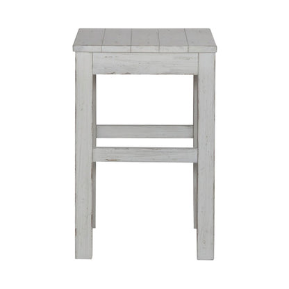 River Place Counter Height Swivel Stool  - Riverstone White