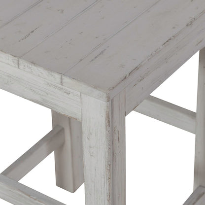 River Place Counter Height Swivel Stool  - Riverstone White
