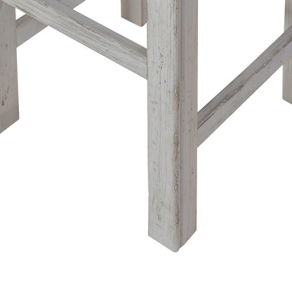 River Place Counter Height Swivel Stool  - Riverstone White