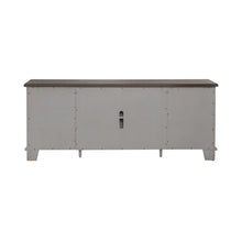 River Place 75 Inch Entertainment Console - Riverstone White & Tobacco