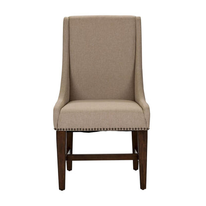 Armand Upholstered Side Chair (RTA) in Antique Brownstone