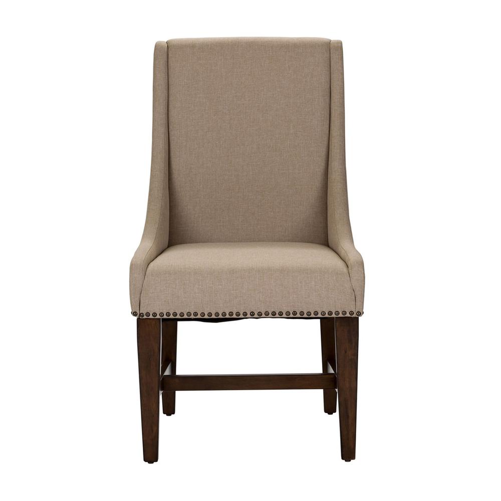 Armand Upholstered Side Chair (RTA) in Antique Brownstone