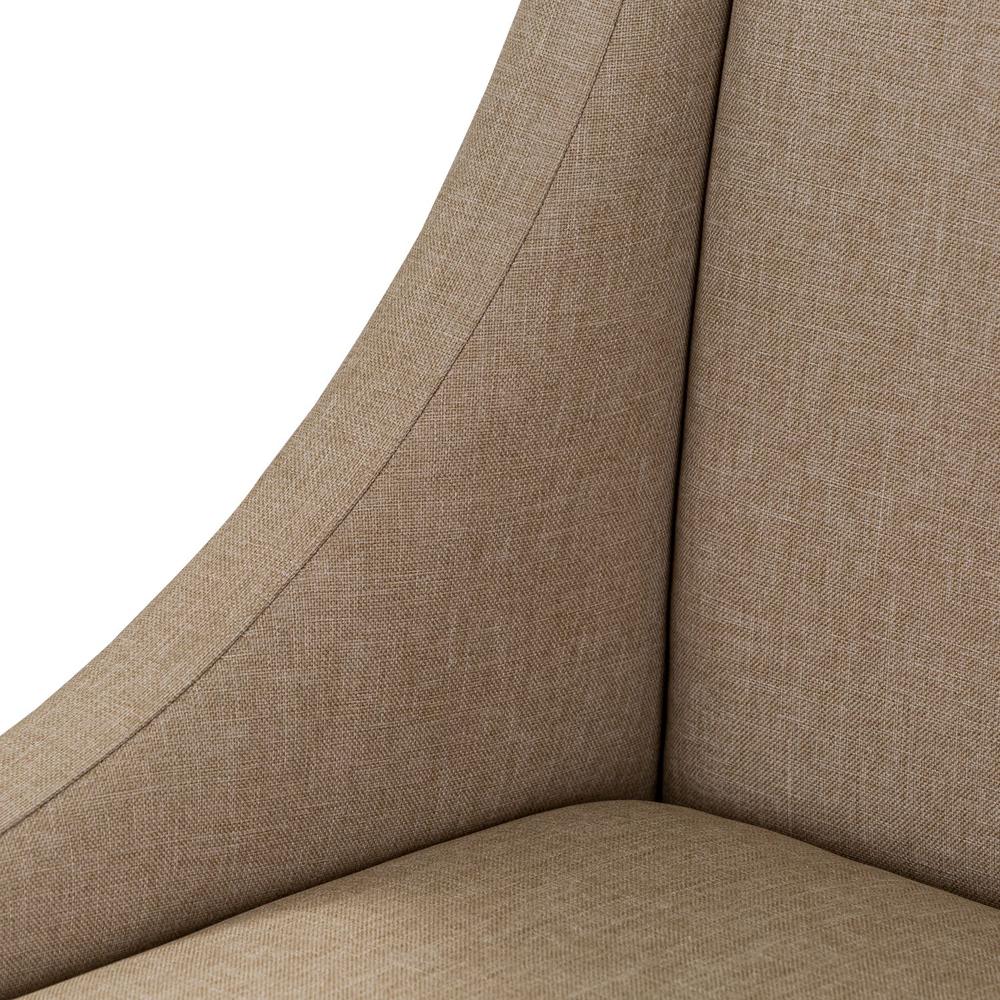 Armand Upholstered Side Chair (RTA) in Antique Brownstone