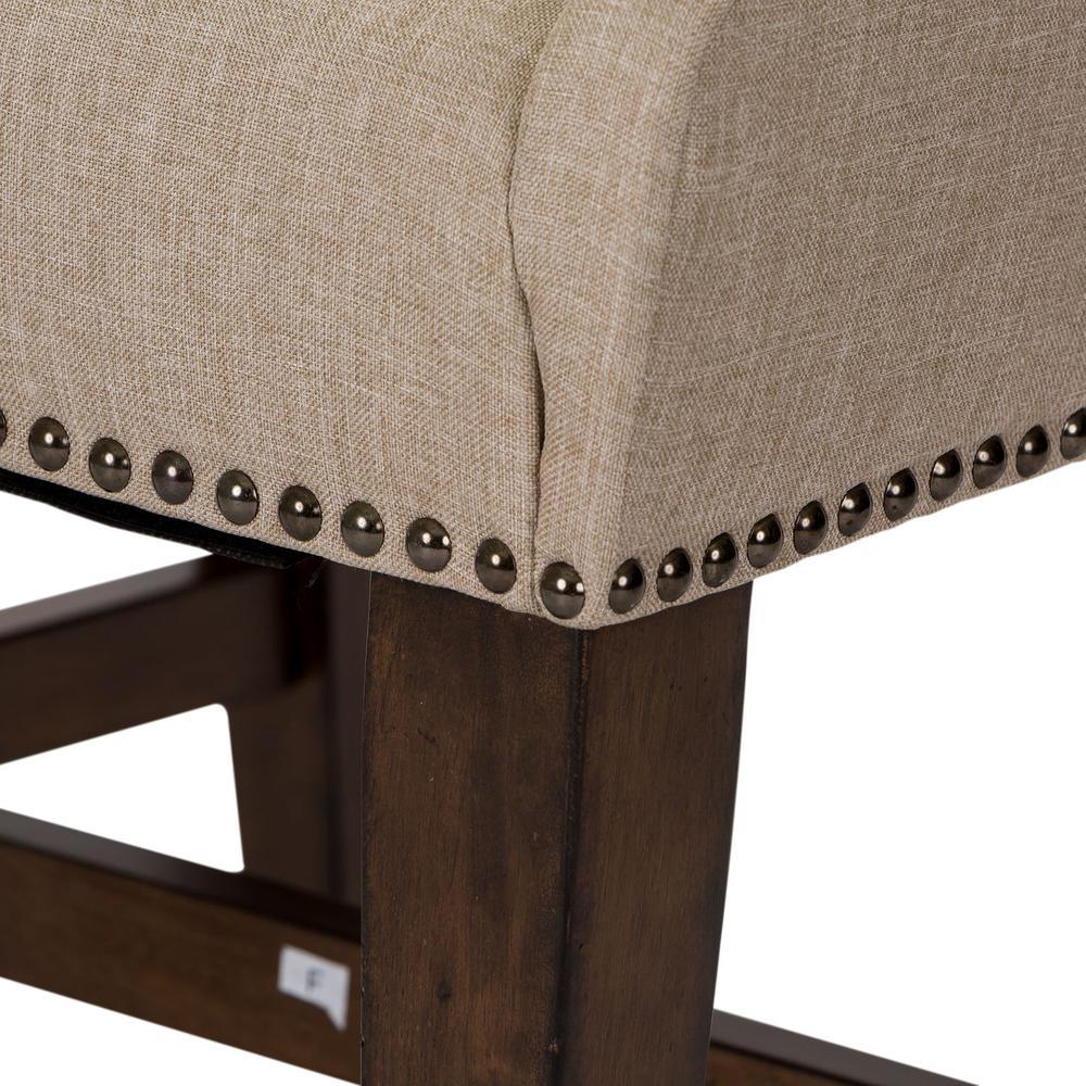 Armand Upholstered Side Chair (RTA) in Antique Brownstone