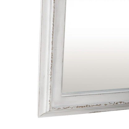Magnolia Manor Full Length Floor Mirror - Antique White & Weathered Bark Oak