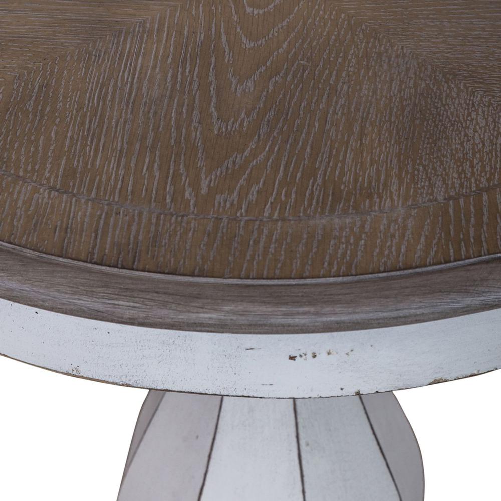 Magnolia Manor Round Accent Table in Antique White
