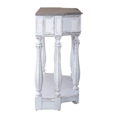 Magnolia Manor 56 Inch Hall Console Table in Antique White