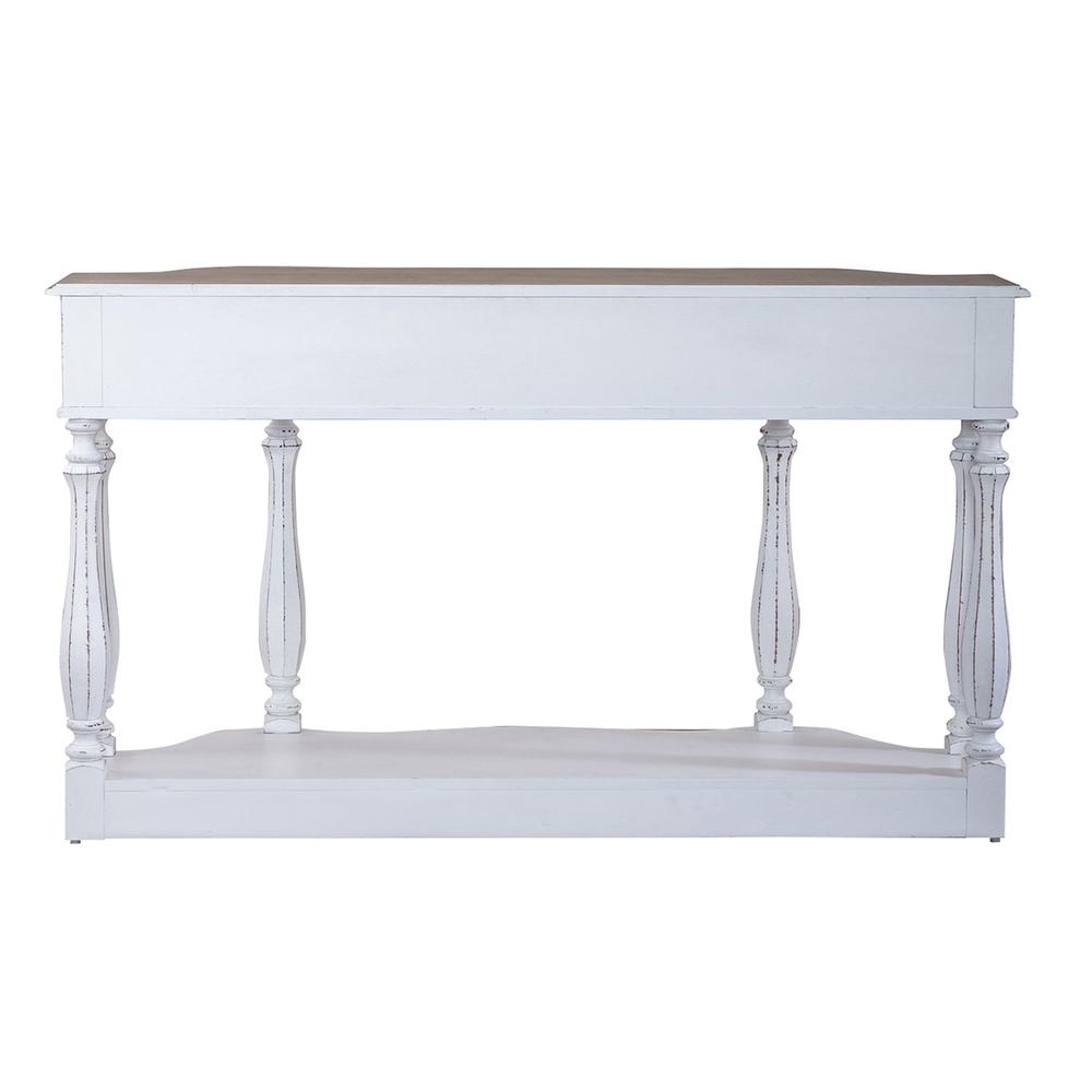 Magnolia Manor 56 Inch Hall Console Table in Antique White
