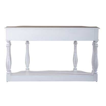 Magnolia Manor 56 Inch Hall Console Table in Antique White