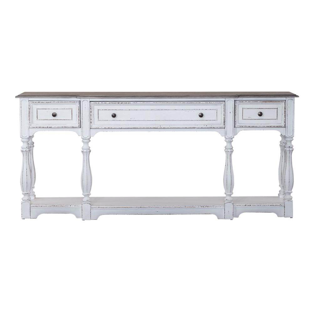 Magnolia Manor 72 Inch Hall Console Table in Antique White