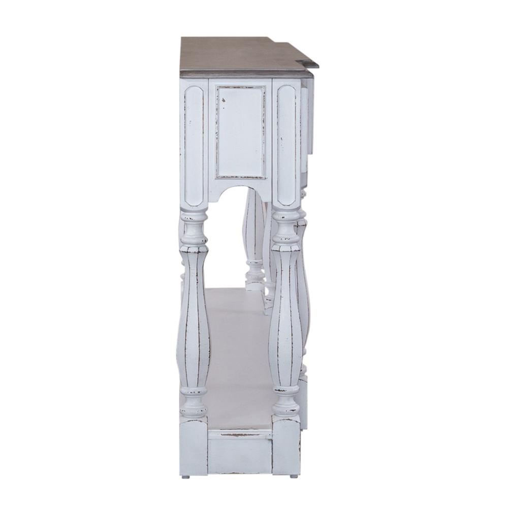 Magnolia Manor 72 Inch Hall Console Table in Antique White