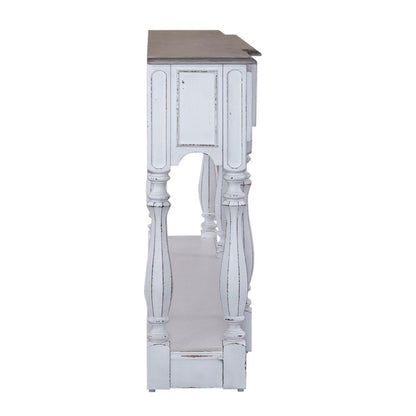 Magnolia Manor 72 Inch Hall Console Table in Antique White