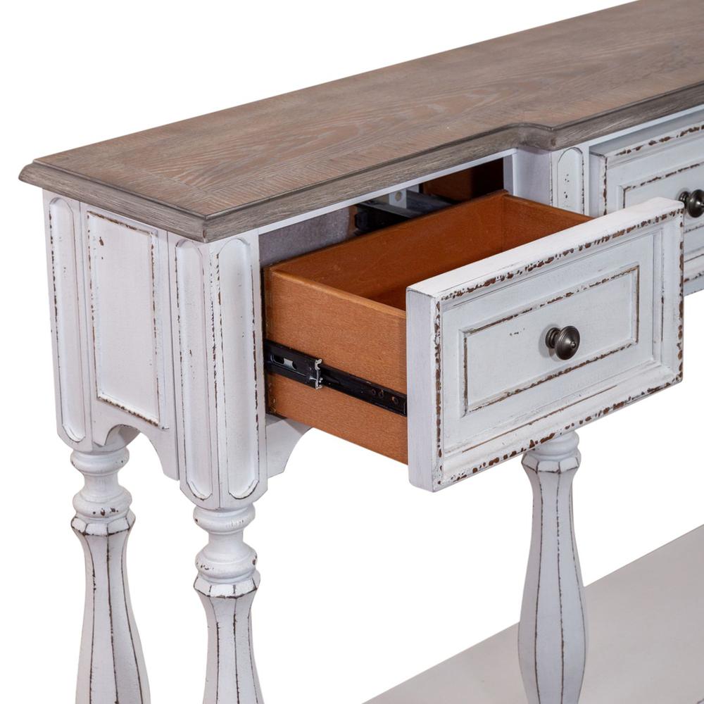 Magnolia Manor 72 Inch Hall Console Table in Antique White