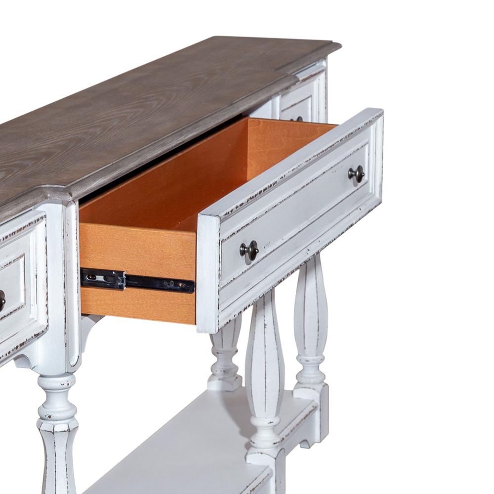 Magnolia Manor 72 Inch Hall Console Table in Antique White