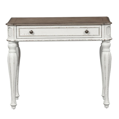 Magnolia Manor Accent Vanity Desk/Night Stand in Antique White