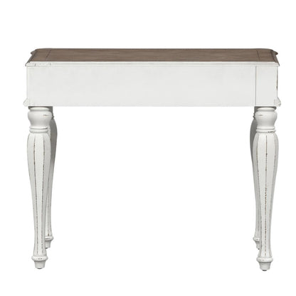 Magnolia Manor Accent Vanity Desk/Night Stand in Antique White
