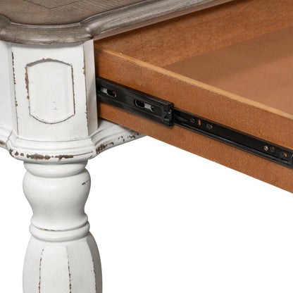 Magnolia Manor Accent Vanity Desk/Night Stand in Antique White