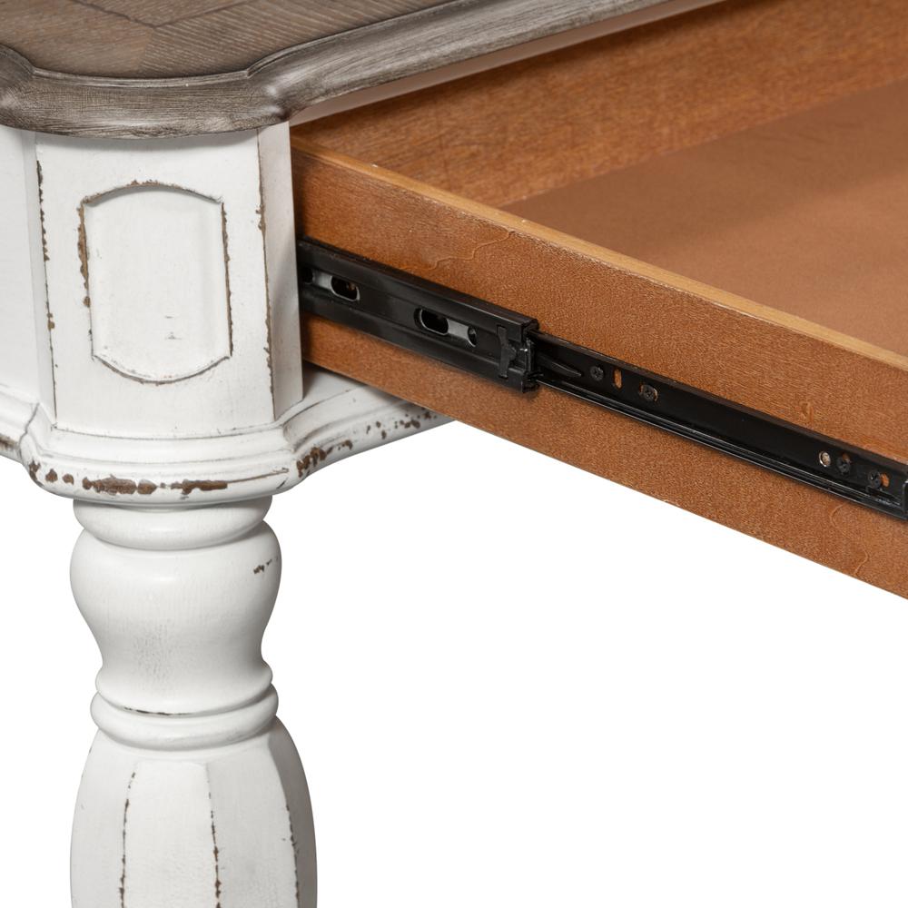 Magnolia Manor Accent Vanity Desk/Night Stand in Antique White