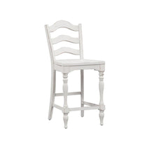 Magnolia Manor Ladder Back Counter Chair (RTA) in Antique White