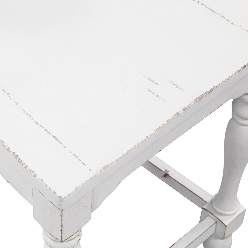 Magnolia Manor Ladder Back Counter Chair (RTA)-Set of 2 in Antique White