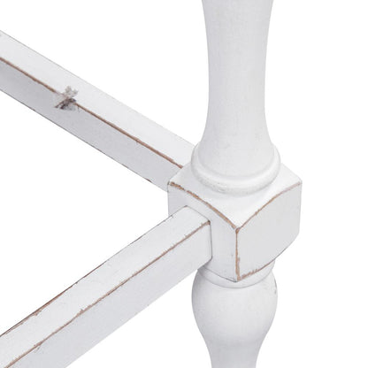 Magnolia Manor Ladder Back Counter Chair (RTA)-Set of 2 in Antique White
