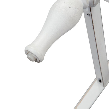 Magnolia Manor Ladder Back Counter Chair (RTA) in Antique White