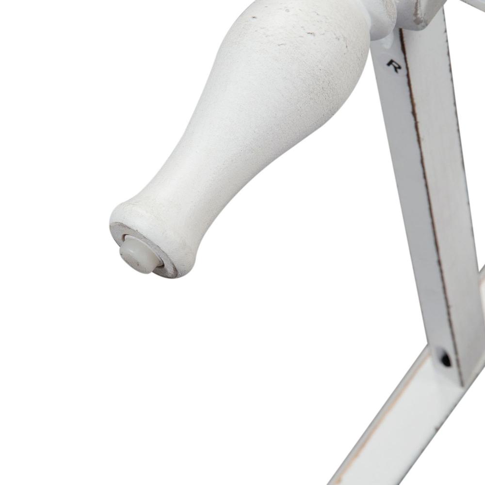 Magnolia Manor Ladder Back Counter Chair (RTA) in Antique White