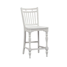 Magnolia Manor Spindle Back Counter Chair (RTA)-Set of 2 in Antique White