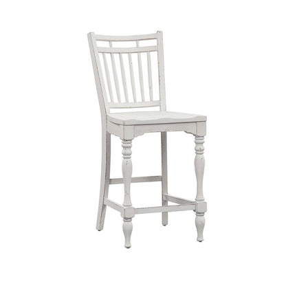 Magnolia Manor Spindle Back Counter Chair (RTA) in Antique White