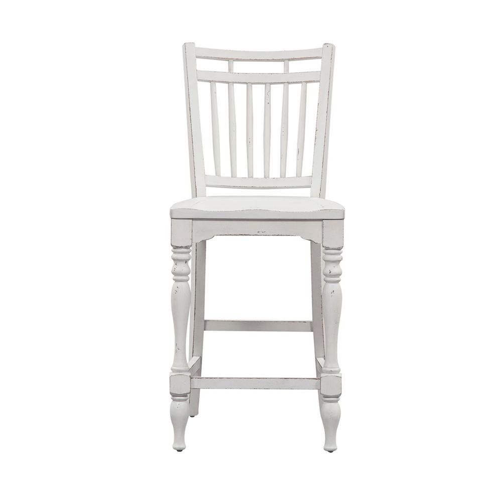 Magnolia Manor Spindle Back Counter Chair (RTA) in Antique White