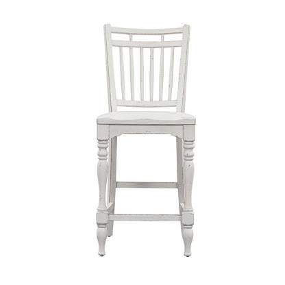 Magnolia Manor Spindle Back Counter Chair (RTA) in Antique White