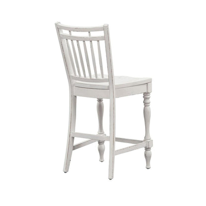 Magnolia Manor Spindle Back Counter Chair (RTA) in Antique White